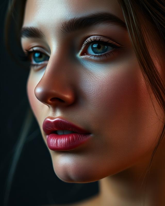 Ukážkový vizuál — Beauty close-up s čistým svetlom